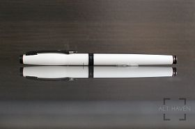 Ручка перьевая "Platignum" VIBE White белая в футляре